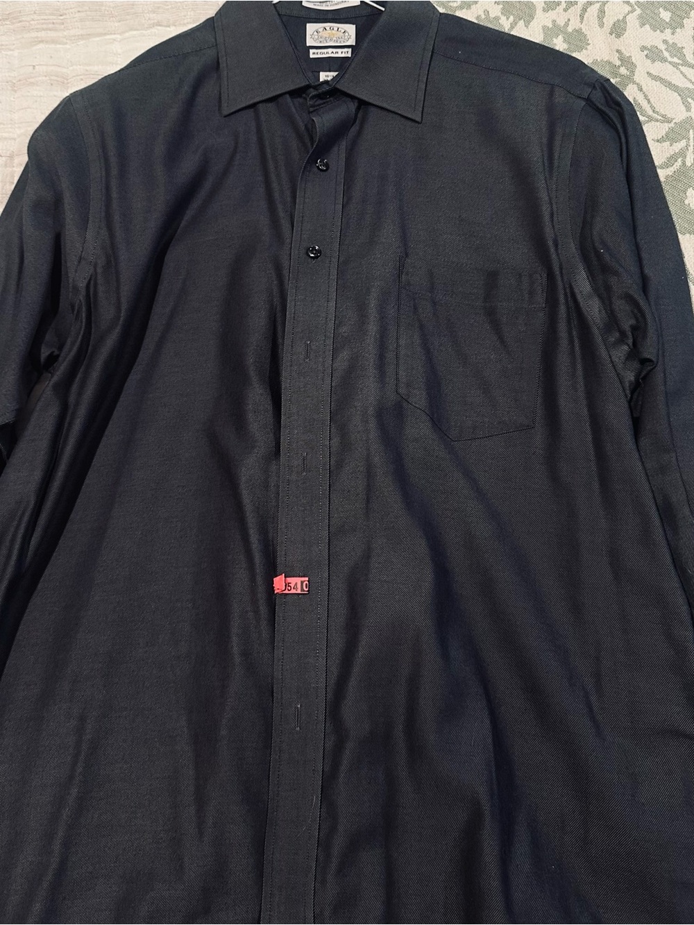 Charcoal Button-Down Men's Shirt - Classic Fit